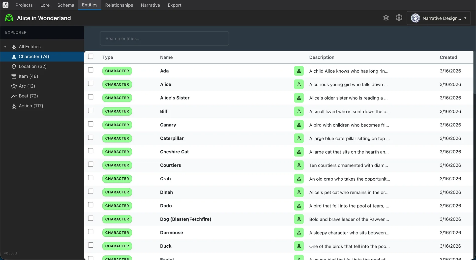 LoreWeaver Architect AI lore extraction pulling entities from prose documents